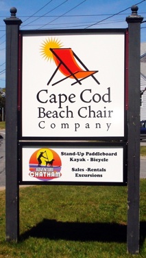 STORE SIGN - Cape Cod Beach Chair Company and Adventure Chatham - Cape Cod